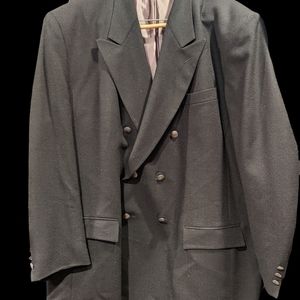 Turbulence par Simon Sebag retro vintage wool blazer sports coat 48 regular